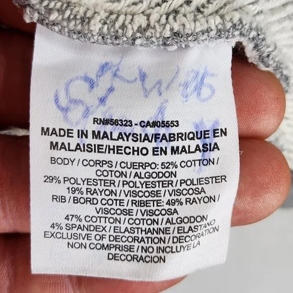 Nike Sweater Womens Large Gray Open Front Cardigan Sweatshirt Long Line Casual - Picture 10 of 14